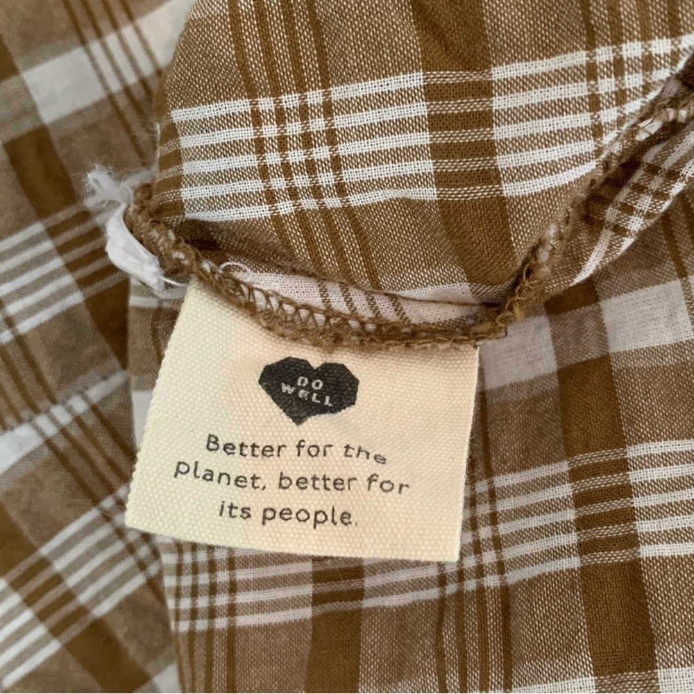 Madewell Westover Sandown Plaid Top - Picture 7 of 8